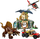 Lodër konstruktore LEGO Jurassic World 76976 Spinosaurus & Quetzalcoatlus, set dinosaurësh, për fëmijë