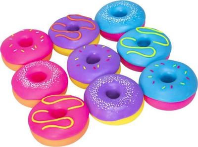 Lodër antistres Fat Brain Toys Nee Doh Dohnut, sensoriale, në formë donuts-i, shumëngjyrëshe