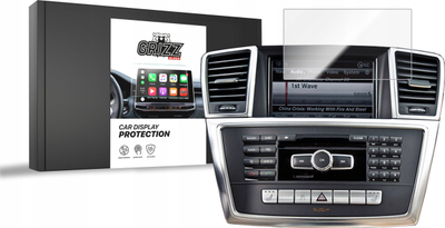 Mbrojtës ekrani keramik GRIZZ për Mercedes ML W166 2011-2015, për display makine, transparent