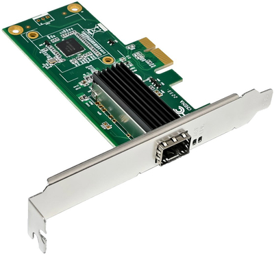 Kartë rrjeti InLine Gigabit Network Card, 1x SFP, PCIe x1, e zezë