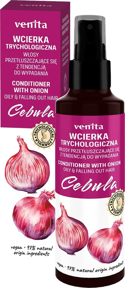 Locion për skalpin Venita Trichological Scalp Rub Onion, 100 ml