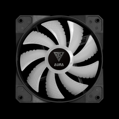 Ftohës uji për CPU Gamdias Aura GL360, radiator 360mm, RGB, i zi