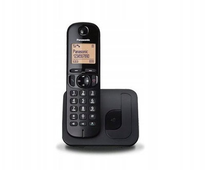 Telefoni për shpi Panasonic KX-TGC210FXB, ekran 1.6", pa kabllo, i zi