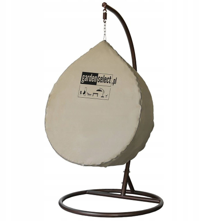 Mbulesë për karrige varëse kokoon Aptel 04K F03W, përmasat Small 110x100x67 cm, bezhë