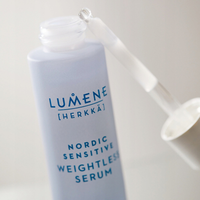 Серум за лице Lumene Nordic Sensitive Weightless, 30ml, за чувствителна кожа, без тежина