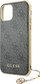 Kapak telefoni Guess GUHCN61GF4GGR, për iPhone 11 6.1", i fortë, gri