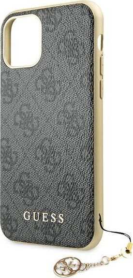Kapak telefoni Guess GUHCN61GF4GGR, për iPhone 11 6.1", i fortë, gri
