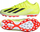 Këpucë futbolli Adidas X Crazyfast League AG për bar sintetik, të verdha fluo