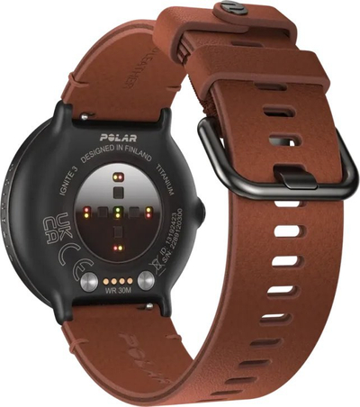 Orë sportive Polar Ignite 3 Titanium, GPS, ekran 1.28" AMOLED, kafe