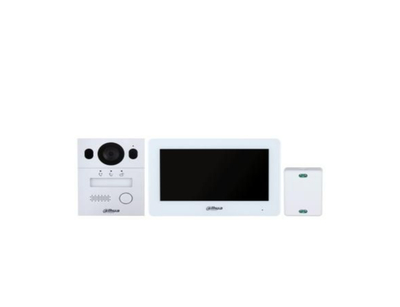 Kit video interfon Dahua DHI KTX01S, ekran 7", Wi-Fi, 2 MP