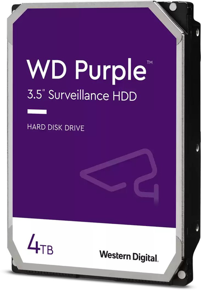 Hard disk i brëndshëm WD Purple 3.5", 4TB, 5400 RPM, SATA III