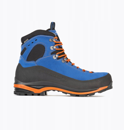 Këpucë mali Aku Superalp V-Light GTX 593.31, GORE-TEX, blu portokalli