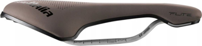 Shalë biçiklete Selle Italia FLITE Boost Gravel TI 316 Superflow S3, titanium, e zezë