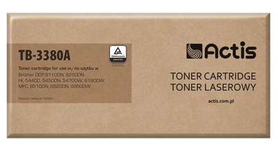Toner printeri Actis TB-3380A, zëvendësim TN-3380, i zi