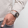 Rrip për orë inteligjente Vonmählen Link Bracelet 2, çelik inox 316L, 44 45 46 49 mm, bezhë