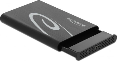 Kuti e jashtme Delock 42610, 2.5" SATA HDD SSD, USB C 3.2 Gen 2, e zezë