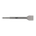 Daltë SDS Plus Milwaukee Spade Chisel, 40mm, 250mm, metalike