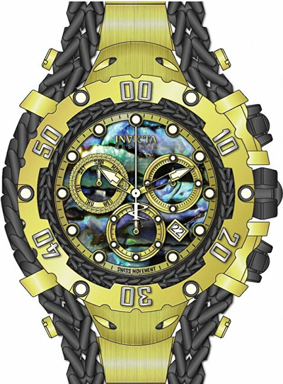 Orë për meshkuj Invicta Gladiator Quartz 42092, e artë/zezë
