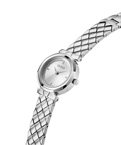 Orë dore për femra Guess GW0839L4, e argjendtë