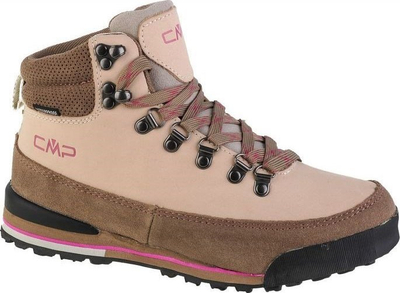 Këpucë trekking për goca CMP Heka WP, membranë Waterproof, CMP Full On Grip, bezhë, 36