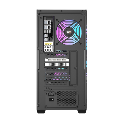 Kuti kompjuteri Darkflash DS900WD (e zezë)  4 ventilatorë