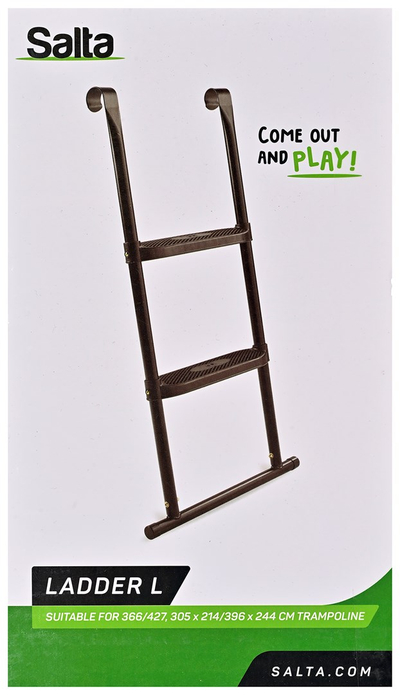 Shkallë për trampolinë Salta Ladder, 98 x 52 cm, 2 hapa, e zezë