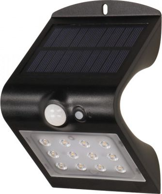 Lampë kopshti me diell Orno OR SL 6083BLR4, LED, me sensor levizje, e zezë
