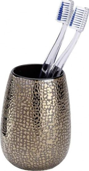 Gotë furçash dhëmbësh Wenko Marrakesh, qeramike, 11.5cm, gold