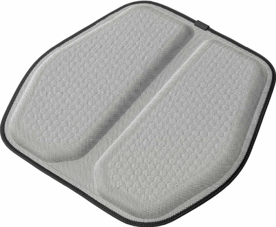 Jastëk sediljeje makine AMiO 03653, 46x46 cm, silikon kundra rrëshqitjes, gri