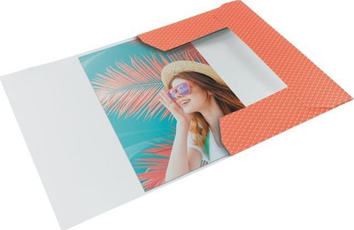 Dosje dokumentesh ESSELTE Colour Breeze, A4, kapak kartoni me elastik, blu