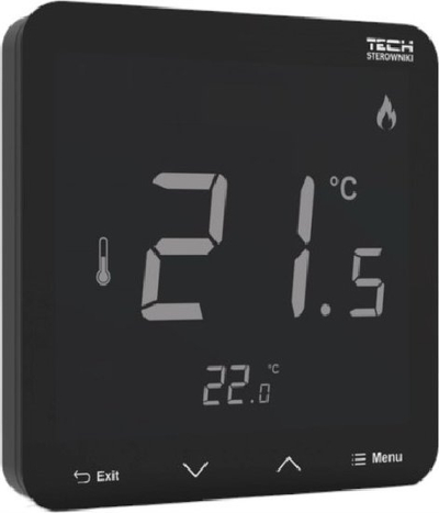 Termostat wireless Tech R-8PZ Plus, me ekran LCD, programues, i zi