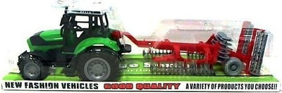 Traktor lodër Maksik, 55x15x16 cm, plastikë, jeshil