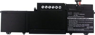 Bateri laptopi CoreParts Asus C23 UX32, 6500mAh, Li Polymer, e zezë