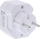 Adapter prizash InLine, prizë me tokëzim në 3x prizë Euro, i bardhë