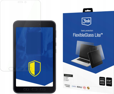 Mbrojtëse ekrani 3mk FlexibleGlass Lite për Samsung Tab Active 5, xham hibrid i temperuar, 0.16mm, transparente