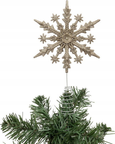 Stoli për pemë flake, 22cm, ngjyrë ari