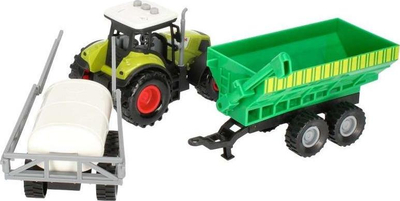 Set lodrash Mega Creative My Ranch, traktor me rimorkio, drita dhe tinguj