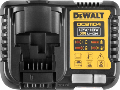 Полнач Dewalt DCB1104 и Батерии Dewalt DCB1104P2, 2 x 5.0 Ah