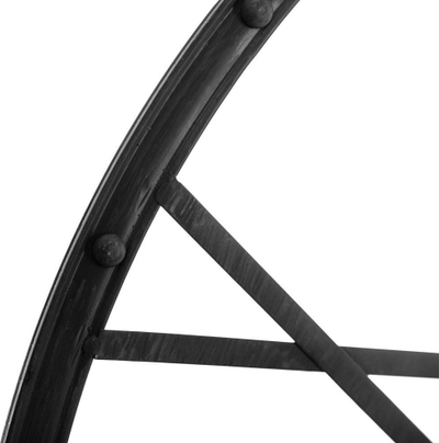 Orë muri Atmosphera Industrial Metal Clock, metal, Ø96 cm, e zezë