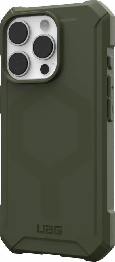 Kapak UAG Essential Armor me MagSafe për iPhone 16 Pro, Olive Drab