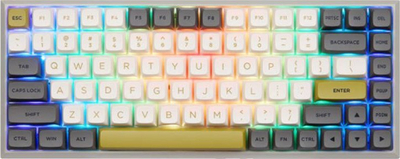 Механичка тастатура Motospeed SK84, 84 копчиња, RGB, повеќебојна