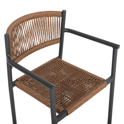 Karrige Ster prej alumini 55,5x53x78Hcm (HM5786.12), bezhë