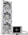 Ftohës uji për CPU Tcomas LG700 PRO 360, radiator 360mm, ARGB, i bardhë