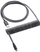 Kabllo spirale CableMod Classic, USB-C/USB-A, 1,5m, gri