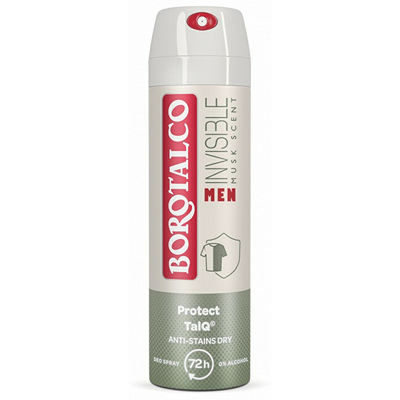 Deodorant/Sprej Borotalco Men Invisible Dry, 150 ml