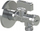 Valvul këndore Arco A-80, 1/2" x 1/2", me filtër, krom