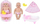 Set lodër kukullë Swede Baby Doll In Bathtub, me vaskë, me gjëra shoqëruese