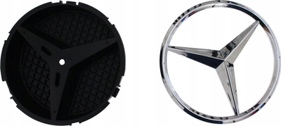 Grillë përpara Mercedes Benz W205, C63 GT Look, krom, 2014+