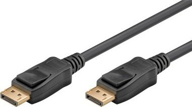 Kabllo video Goobay DisplayPort 2.0, 2m, 8K, e zezë