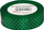 Shirit sateni dekorativ Brewis WSK25-19, 25mm, 22m, jeshil me pika